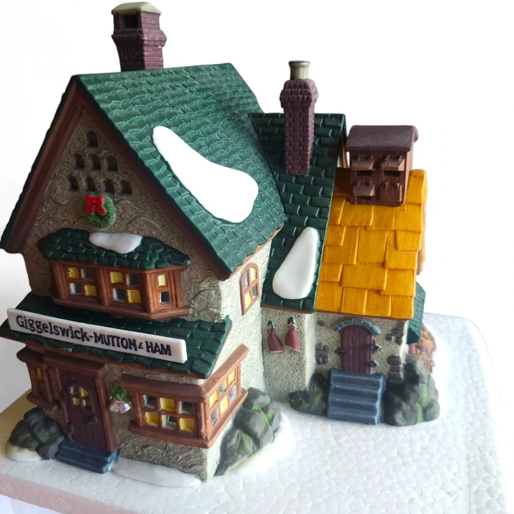Dept 56 Dickens Village Giggelswick Mutton & Ham #58220 Lighted House